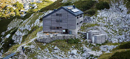 Blick auf die Welser Hütte
