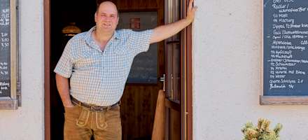 Der Wirt, Bayer Martin, von der Lurgbauerhütte