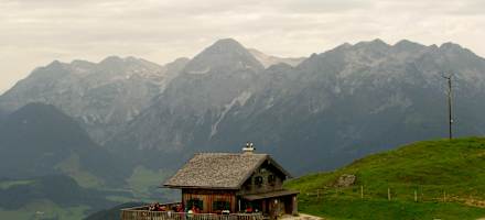 Die Mahdalm oberhalb von Annaberg-Lungötz