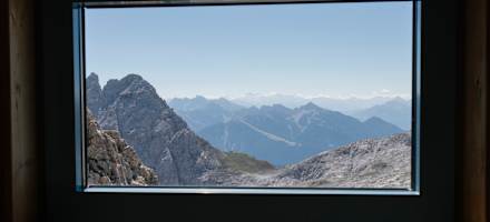 Blick aus der Meilerhütte