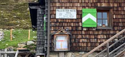 Detail der Millstätter Hütte