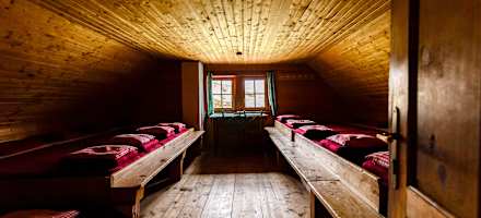 Zimmer auf der Millstätter Hütte
