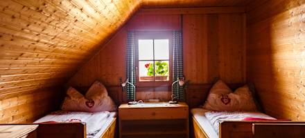 Zimmer auf der Millstätter Hütte