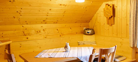 Die Stube der Möselalm