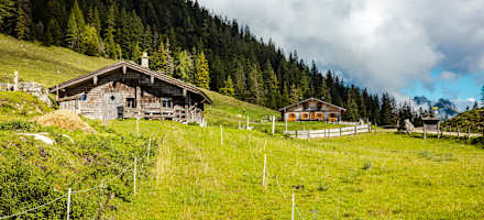 die Mordaualm auf 1194 m