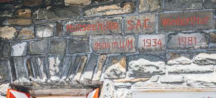 Die Muttseehütte auf 2504m Höhe.