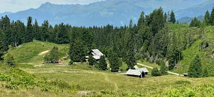 Blick auf die Naggleralm