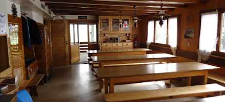 Aufenthaltsraum im Naturfreundehaus Ämmital