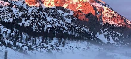 Blick auf das kleine (rechts) und das große (links) Häuselhorn