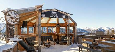 Besonders bliebt ist die Lounge auf der Sonnenterrasse.