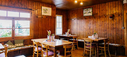 Die Gaststube des Oskar-Schauer-Hauses