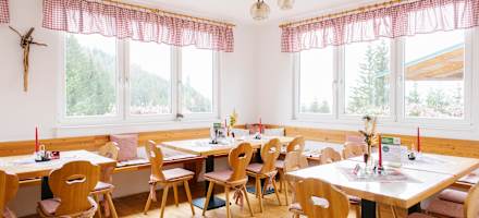 Die Gaststube des Oskar-Schauer-Hauses