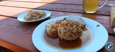 Knödel auf dem Otto-Kandler-Haus