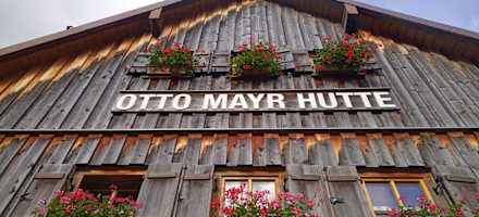 Die Otto-Mayr-Hütte in den Tannheimer Bergen