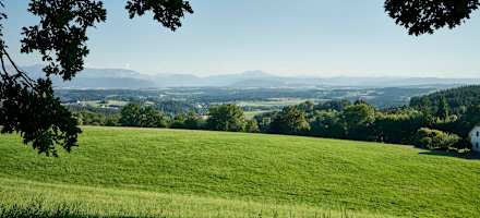 Der Ausblick von der Pettenfirsthütte