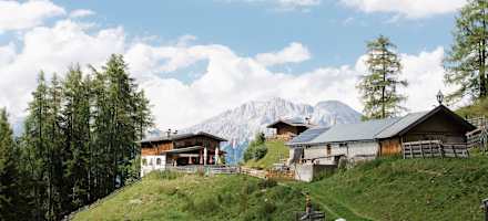 Die Pfaffenhofer Alm liegt auf 1.694m Höhe.