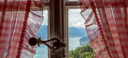 Blick aus dem Fenster der Planalp