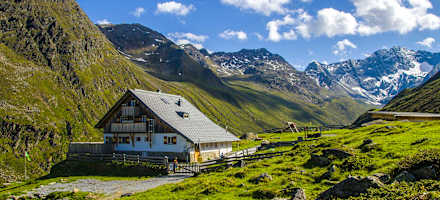 Die Potsdamer Hütte im Sellraintal