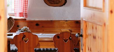 Die Gaststube der Puglalm