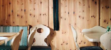 Die Stube der Roaner Alm