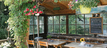 Gemütlich – Laube auf der Romanshöhe