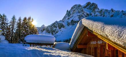 Winterstimmung um die Rudi Hütte