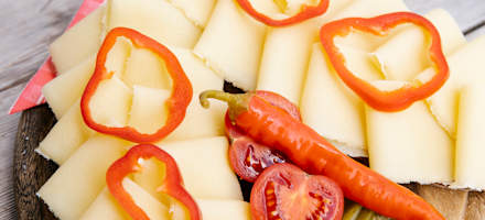 Käseplatte auf der Rudnig Alm