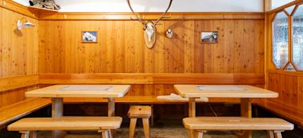 Die Gaststube der Rudnig Alm