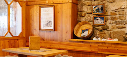 Die Gaststube der Rudnig Alm