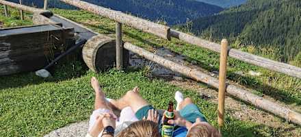 Aussicht von der Rudnig Alm
