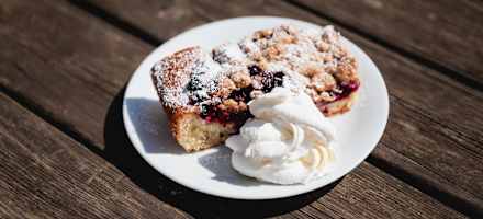 Kuchen auf der Essener und Rostocker Hütte