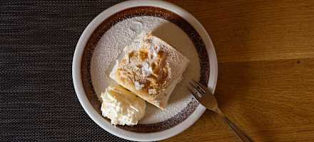 Apfelstrudel auf der Eisseehütte