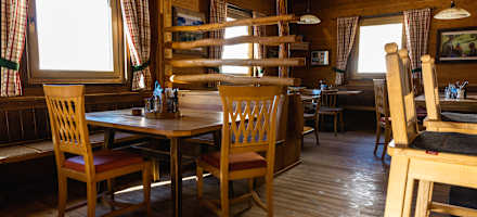 Stube in der Eisseehütte