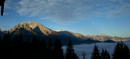 Aussicht vom Dr. Hugo Beck Haus