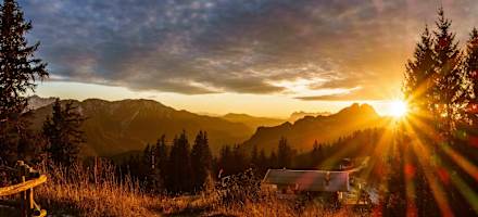 Herbst auf der Unternberg Alm