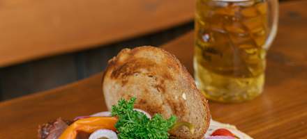 Brotzeit auf der Salober Alm