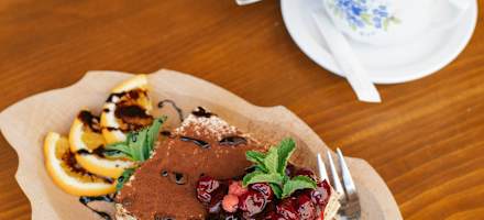 Kaffe und Kuchen auf der Salober Alm