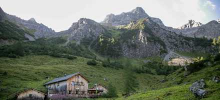 Das Rätikon in Vorarlberg umgibt die Sarotalhütte