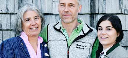 Die Wirte der Sausteigalm, Familie Wolfgang Scharf