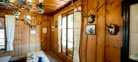 Die urige Stube im Schachenhaus