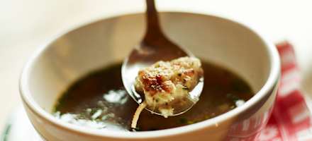 Suppe auf dem Schutzhaus Vorderötscher