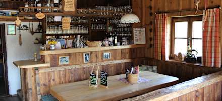 Stube der Kranzhorn Alm 