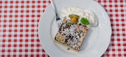 Streuselkuchen auf der Johannishütte