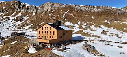 Die Sesvennahütte nach dem Umbau 2025