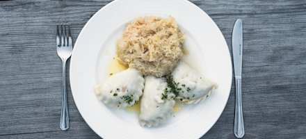 Kärntner Nudeln im Alpengasthof Alten Pocher