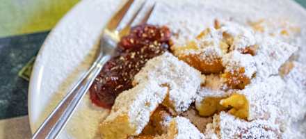 Kaiserschmarren auf der Martin-Busch-Hütte