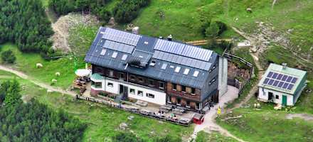Das Solsteinhaus im westlichen Karwendel.