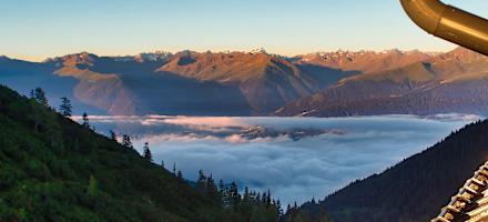 Der Blick von dem Solsteinhaus.