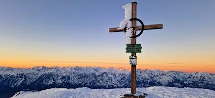 Sonnenspitze - Blick auf das Karwendel