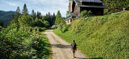 Die Sonnrißhütte auf 810m Höhe